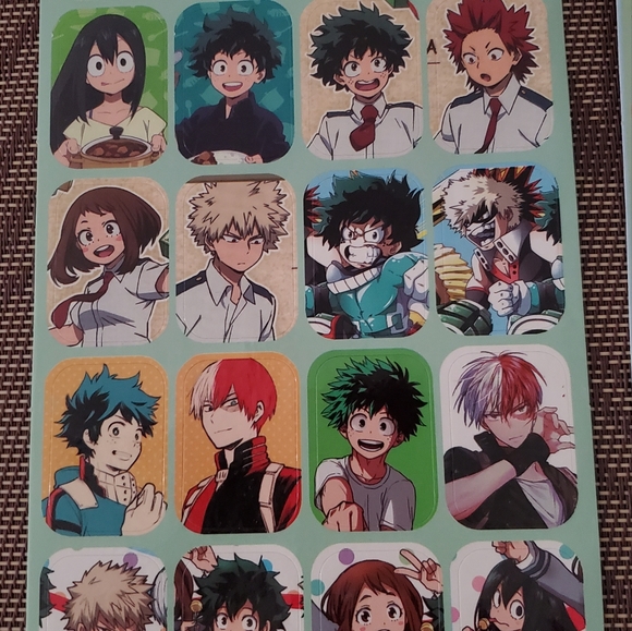 My Hero Academia Pins, Sticker, Tattoo Set - Picture 2 of 6